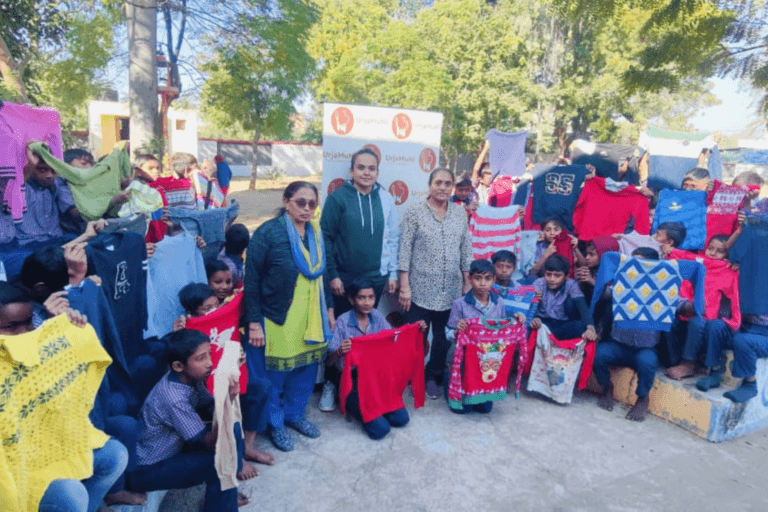 Free Sweater Distribution for Meghwa Primary School Students