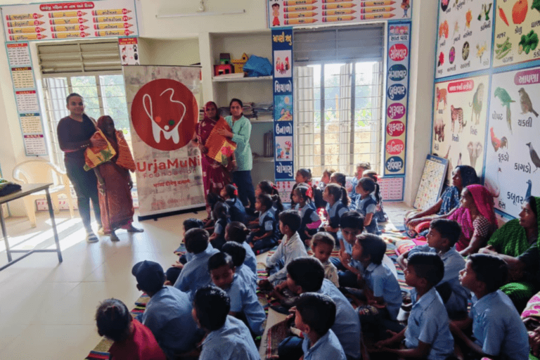 Sharing Food and Happiness with Underprivileged Children