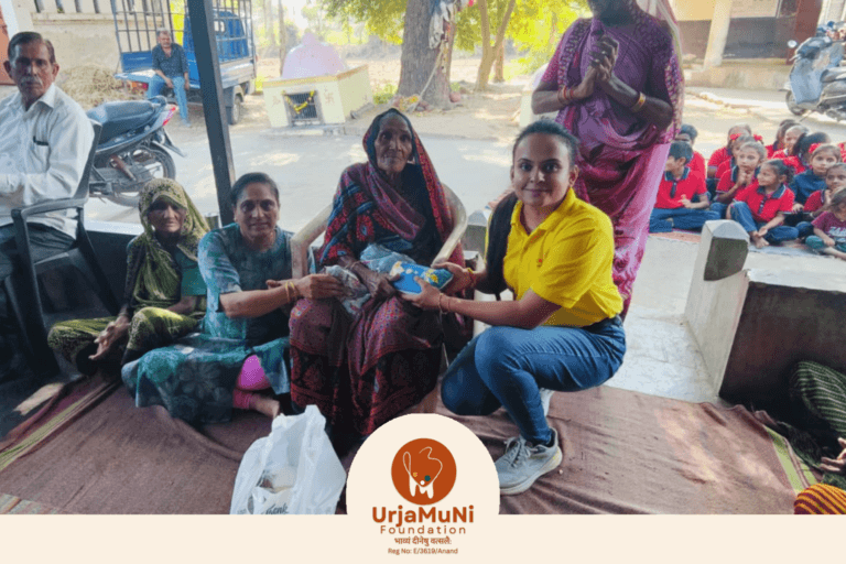 जोसनपुरा में विधवा एवं निराश्रित महिलाओं के लिए राशन और साड़ी/चणिया वितरण कार्यक्रम