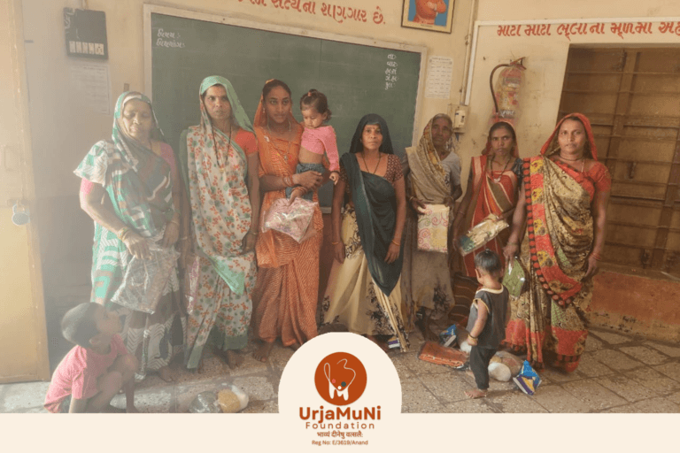 सुलतानपुरा क्षेत्र में ऊर्जामुनि फाउंडेशन द्वारा विधवा एवं निराश्रित बहनों को राशन के साथ साड़ी और चणिया वितरित कर सम्मान और सहारे की सेवा प्रदान की गई।