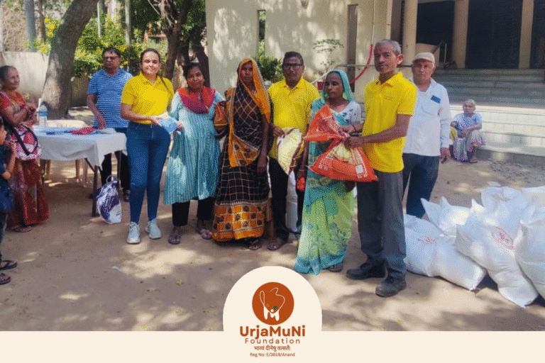 विधवा एवं निराश्रित बहनों के लिए ऊर्जामुनि फाउंडेशन की स्नेह-भेंट