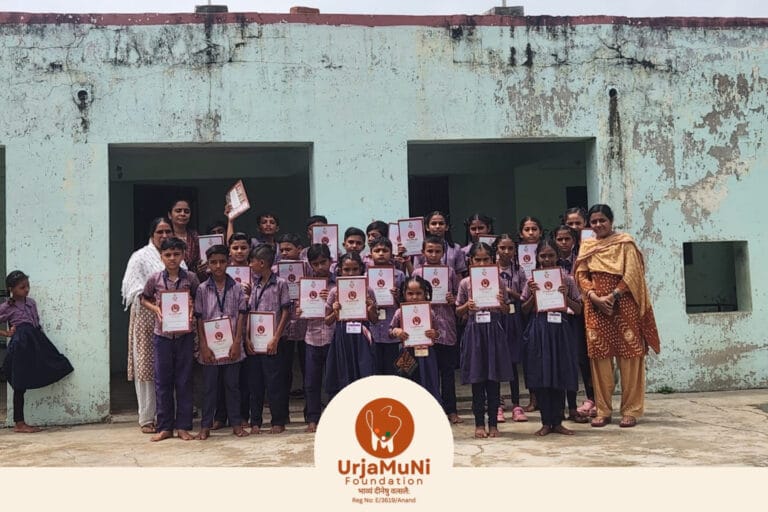 सुलतानपुरा और हाडियापुरा के 125 विद्यार्थियों को ऊर्जामुनि फाउंडेशन की शैक्षिक सेवा