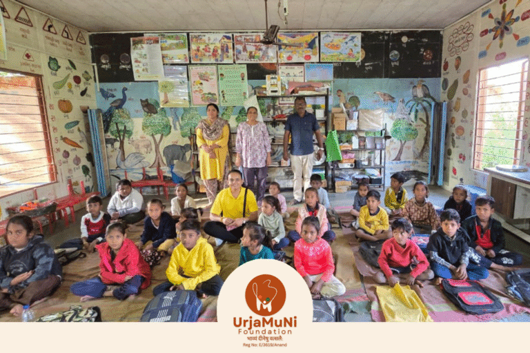 जोसनपुरा (नापाड) शाला के बच्चों को ऊर्जामुनि फाउंडेशन की गरमाहट भरी सेवा – स्वेटर वितरण