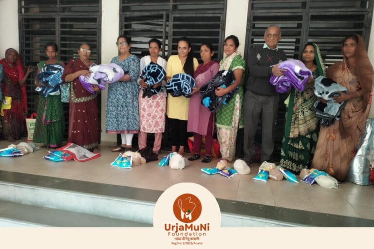 ऊर्जामुनि फाउंडेशन द्वारा 40 विधवा बहनों को पोषण किट एवं कम्बल वितरण – एक करुणामयी सेवा प्रयास