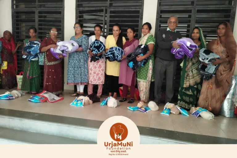 ऊर्जामुनि फाउंडेशन द्वारा 40 विधवा बहनों को पोषण किट एवं कम्बल वितरण – एक करुणामयी सेवा प्रयास